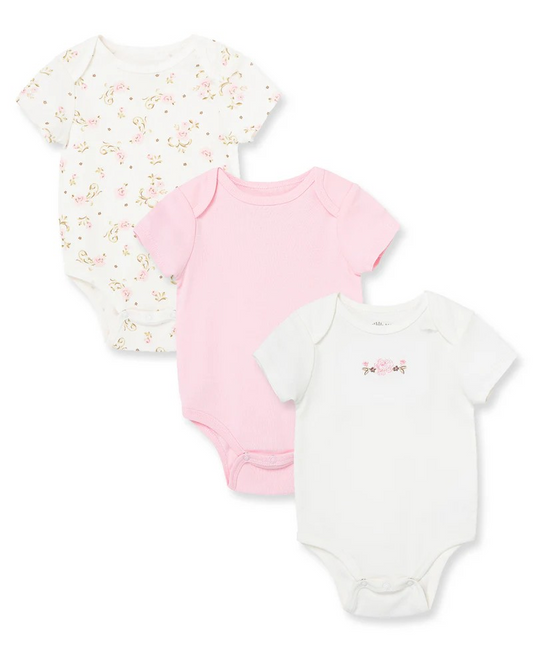 Vintage Rose 3-Pack Bodysuits
