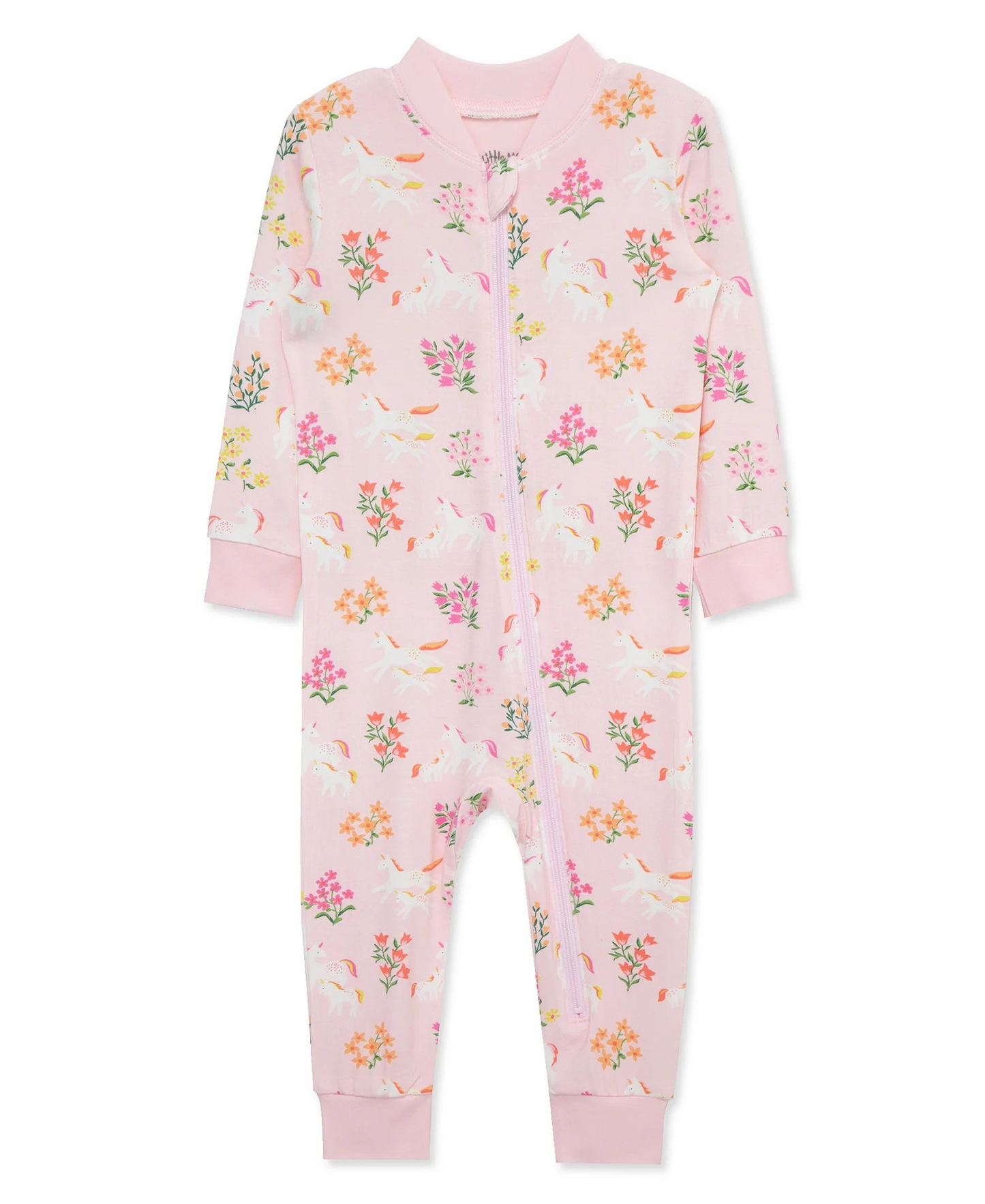 Unicorn Zip Front Pajama