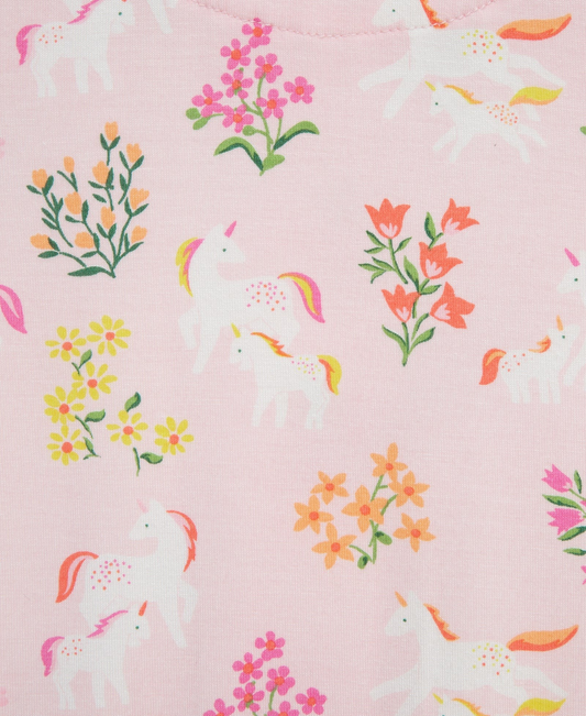 Unicorn Zip Front Pajama
