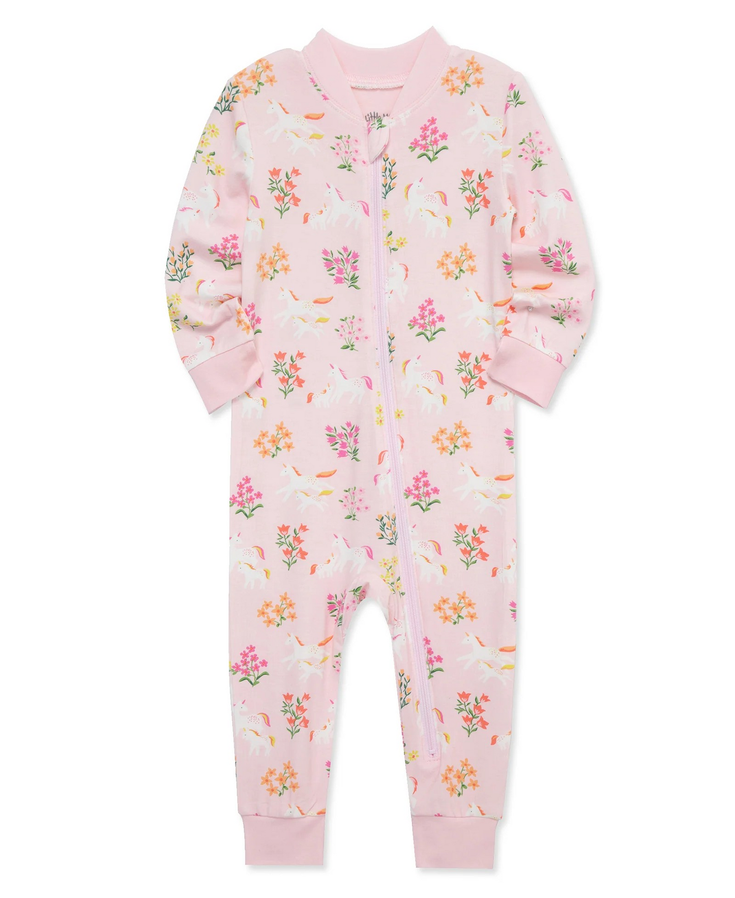 Unicorn Zip Front Pajama