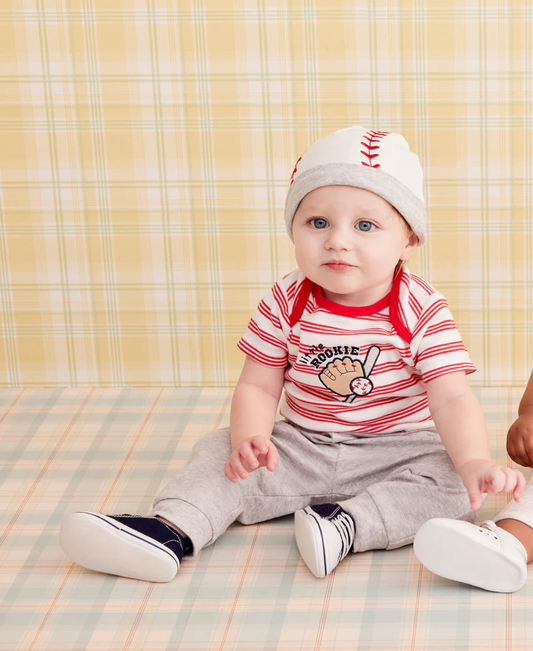 Baseball Bodysuit & Pant Set