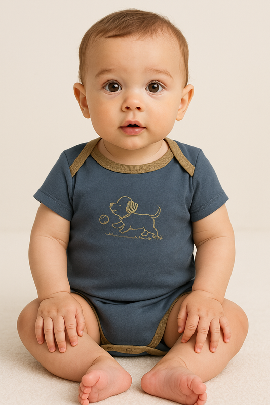 Puppy Toile 3-Pack Bodysuits